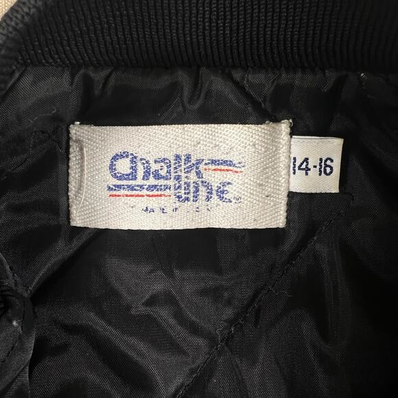 Vintage Chalk Line Mickey Mouse Satin Bomber Jacket L Youth 80s Disney USA RARE - Picture 6 of 10